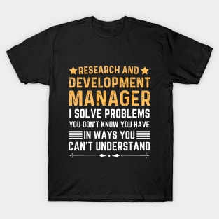 Vintage Assistant research and development manager T-Shirt